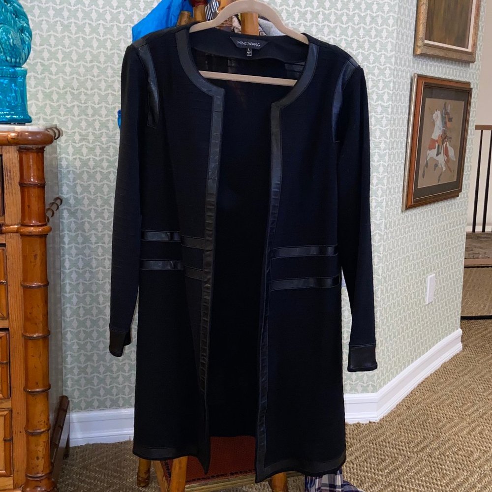 Ming Wang black light coat / over-shirt